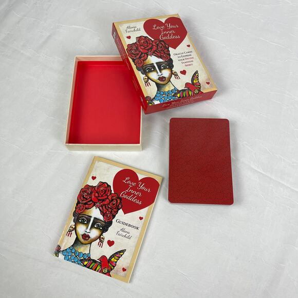 💋 Alana Fairchild Love Your Inner Goddess Oracle Card Deck & Guidebook Box Set - Picture 2 of 16